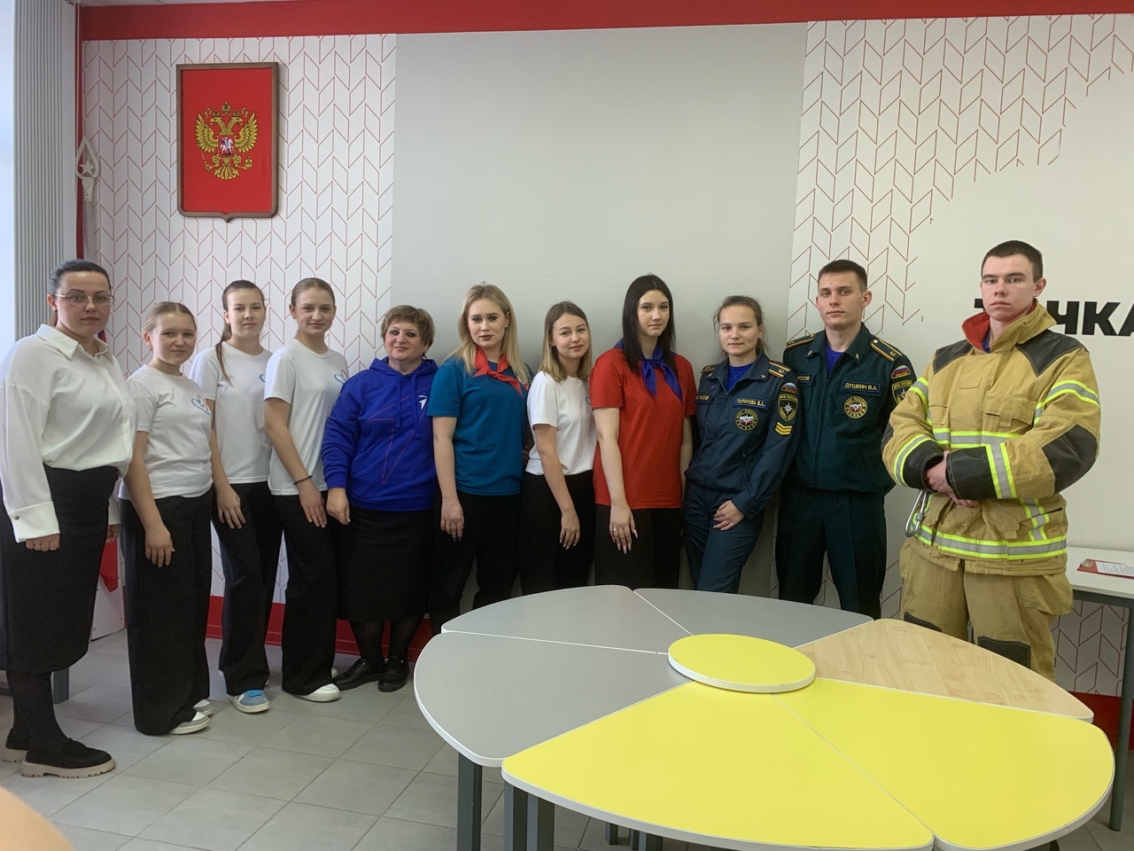 Встреча юных орлят-добровольцев с представителями добровольческого спасательного отряда «НАБАТ».