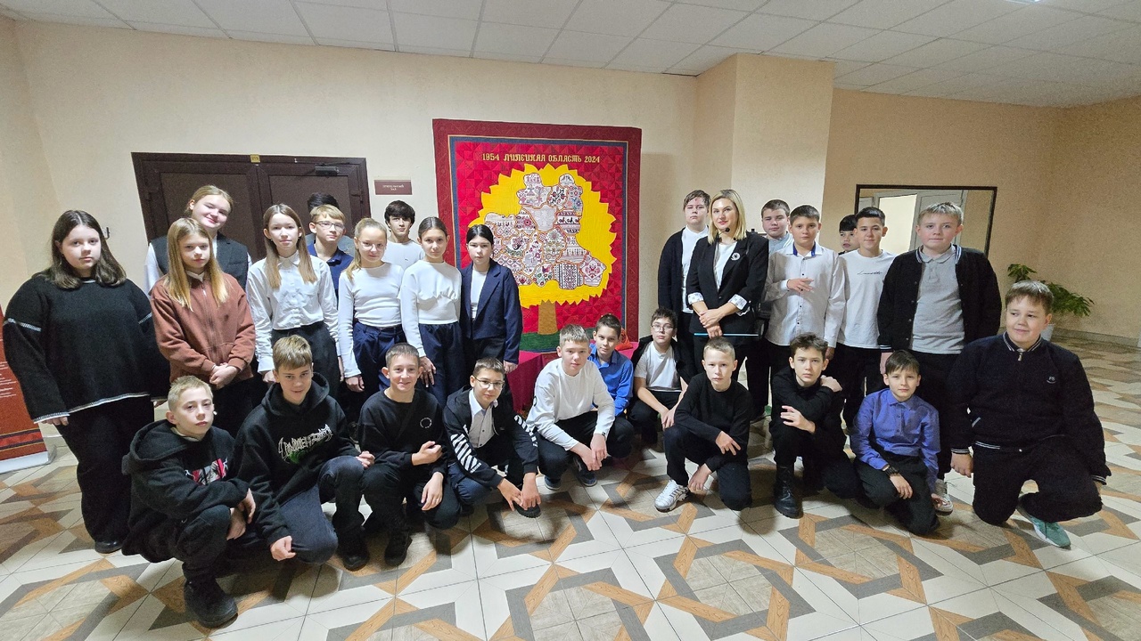 «ВЫШИТАЯ КАРТА ЛИПЕЦКОЙ ОБЛАСТИ» в ГРЯЗИНСКОМ РАЙОНЕ!.